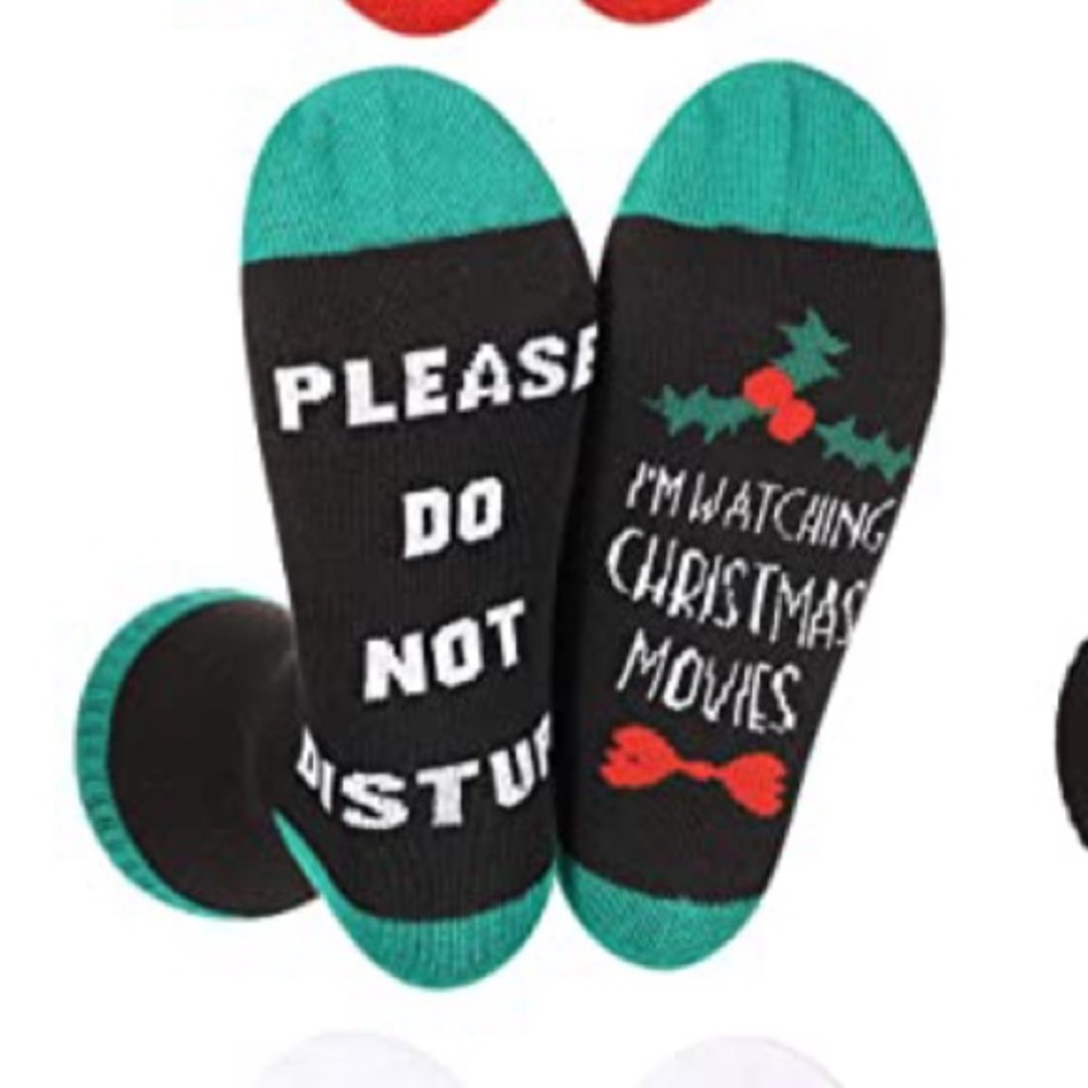 🎄I’M WATCHING CHRISTMAS MOVIES” SOCKS🎄
